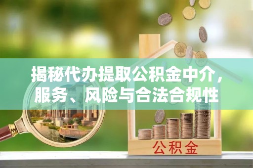 大余揭秘代办提取公积金中介，服务、风险与合法合规性