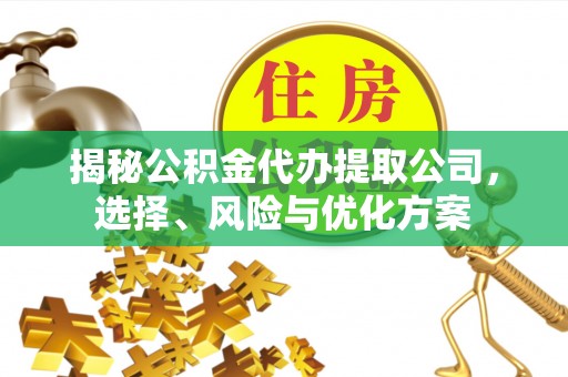 大余揭秘公积金代办提取公司，选择、风险与优化方案