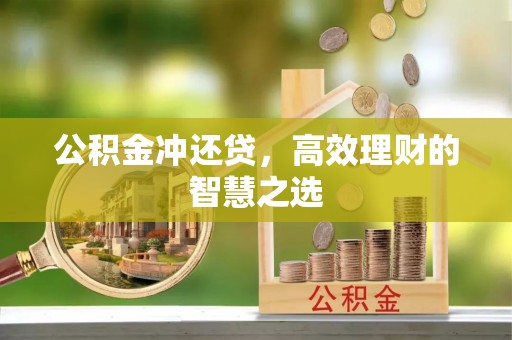 大余公积金冲还贷，高效理财的智慧之选