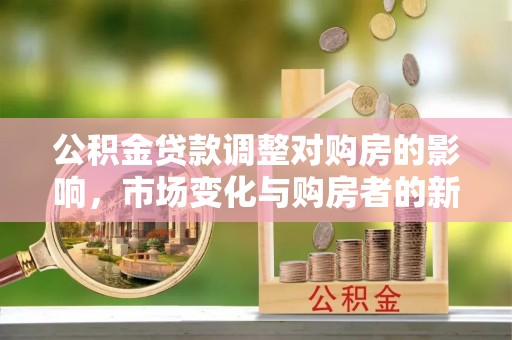 大余公积金贷款调整对购房的影响，市场变化与购房者的新选择
