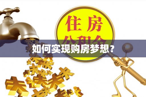 大余如何实现购房梦想？
