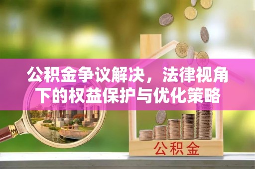 大余公积金争议解决，法律视角下的权益保护与优化策略