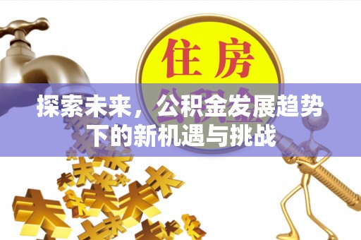大余探索未来，公积金发展趋势下的新机遇与挑战