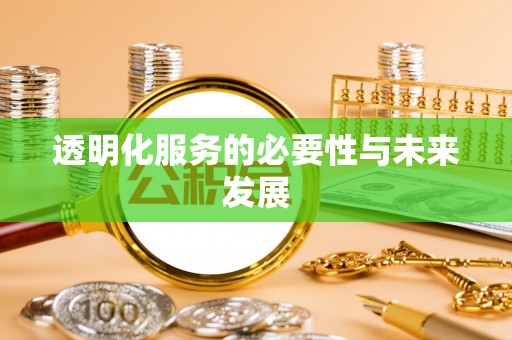 大余透明化服务的必要性与未来发展