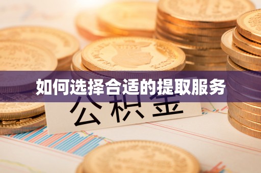 大余如何选择合适的提取服务